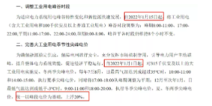 　2、江蘇：工業用電上調70%!