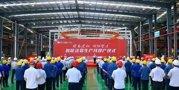 廣西建機智能涂裝生產(chǎn)線順利投產(chǎn)! 廣西建機智能涂裝生產(chǎn)線順利投產(chǎn)!