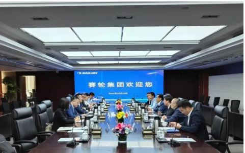 物產中大化工董事長，拜訪賽輪集團