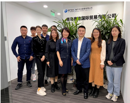 　張飚還調研了物產歐泰青島子公司。
