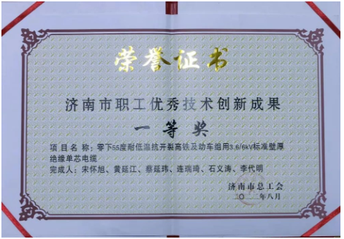 章丘區總工會副主席陳彬,華凌電纜總裁王偉為獲獎人員頒發證書和獎勵金。 章丘區總工會副主席陳彬,華凌電纜總裁王偉為獲獎人員頒發證書和獎勵金。