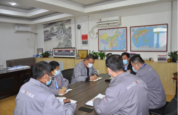 “疫情要防住，發(fā)展要安全”萬達(dá)電纜公司組織召開疫情防控專題會