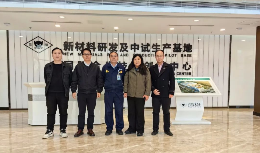 近日，玲瓏輪胎橡膠研究總院副院長郭建平、配方設計部主任李彥果及材料開發部的相關專家一行到青島黑貓開展技術交流。青島黑貓黨支部書記、總經理王宏及相關研發團隊人員陪同。