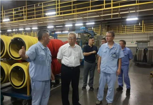 安徽省化工行業(yè)協(xié)會(huì)主任李朝東、會(huì)長(zhǎng)楊青元一行蒞臨雙錢(qián)集團(tuán)(安徽)回力輪胎有限公司實(shí)地調(diào)研。雙錢(qián)集團(tuán)(安徽)總經(jīng)理唐勇等人的熱情接待了來(lái)訪(fǎng)人員。