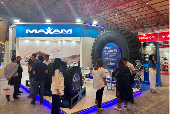 印度尼西亞雅加達(dá)礦業(yè)展覽會(MINING INDONESIA)隆重舉行，吸引了來自中國、俄羅斯、越南、迪拜、日本、韓國、馬來西亞、孟加拉等國家的多家特種輪胎企業(yè)前來參展。賽輪集團(tuán)旗下特種輪胎品牌邁馳在此次展會上嶄露頭角。