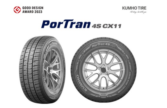 引領行業創新，錦湖PorTran 4S CX11輪胎榮獲知名設計大獎