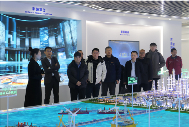 上海齊魯實業一行蒞臨耐斯特炭黑公司調研考察