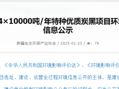 新疆4萬噸特種炭黑項目環評信息公示